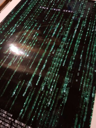 THE MATRIX RELOADED orig '03 Filmposter Free Your Mind Credits Version RAR - Bild 2 von 7