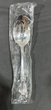 WM A Rogers Oneida LTD Silver Slotted Serving Spoon NEW Satisfaction Guaranteed