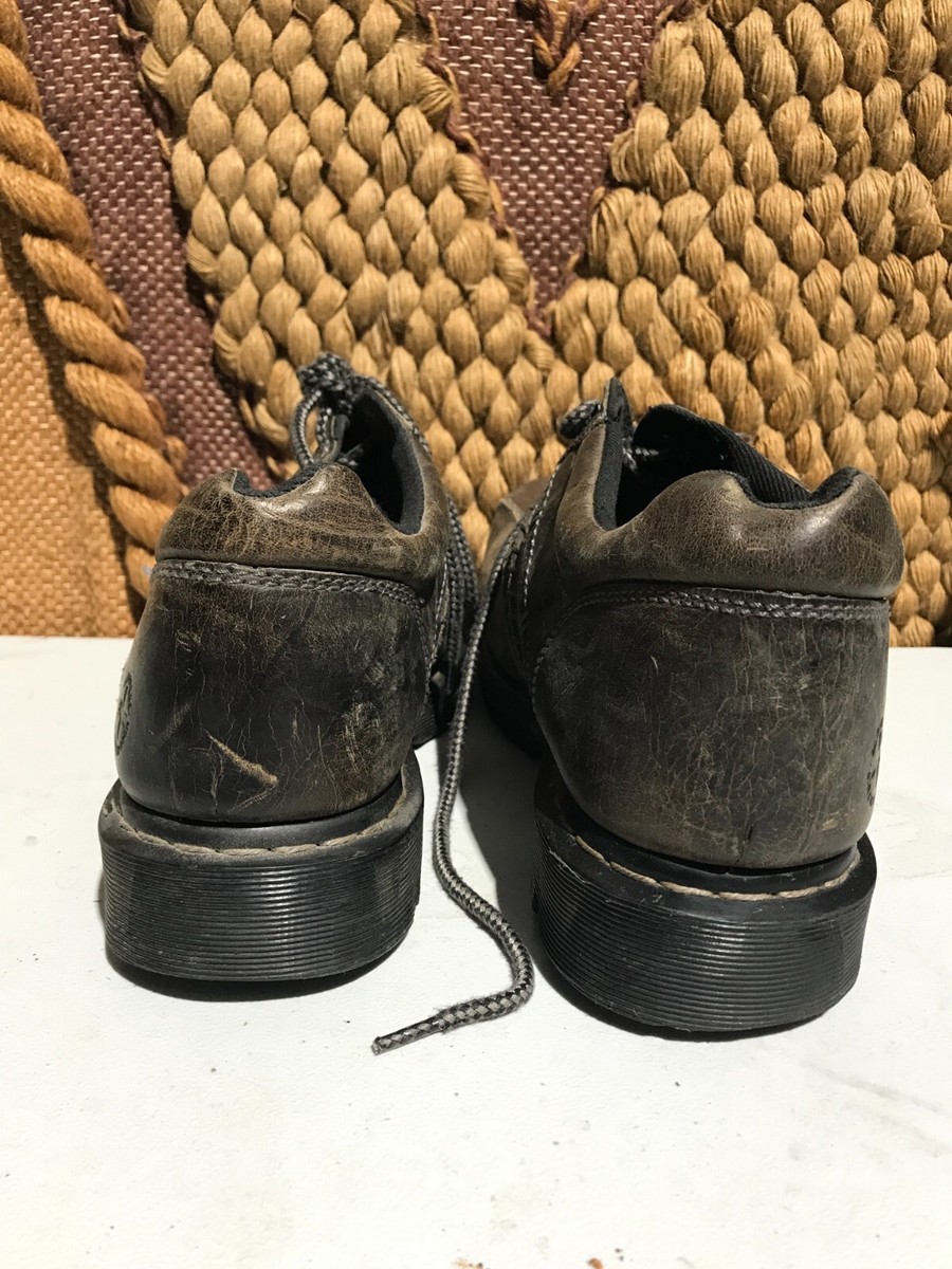Doc Dr Martens Mens 11 Drago Charcoal Gray Leather Lace Up Oxford Casual Shoes Mens Vintage Dr Martens Shoes - Etsy main image 4