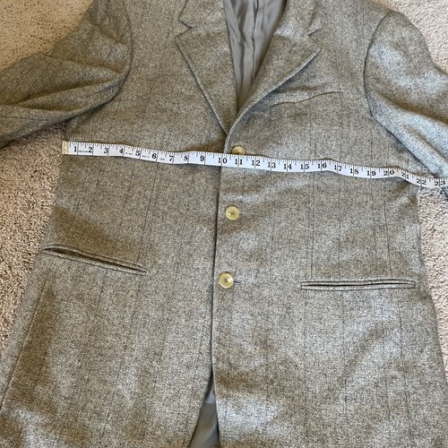 Pal Zileri Silk Cashmere Sport Coat Blazer US 42R (EU 52R) Beige Italy Luxury - Picture 7 of 16