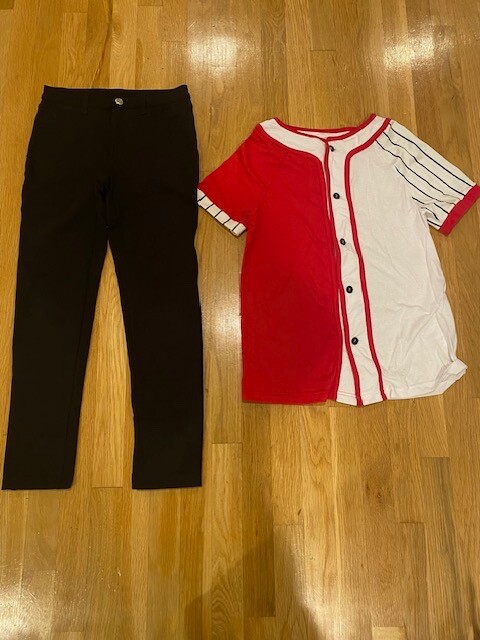 Girls shirt and leggings  set size L (12)