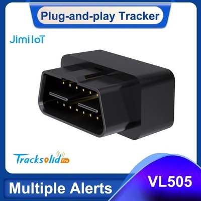 JIMIIoT VL505 Ultra-compact Plug-And-Play 4G OBD Tracking LTE OBDII GNSS Tracker