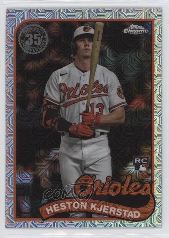 2024 Series 1 1989 Topps Chrome Silver Pack Heston Kjerstad Rookie RC 1g6j