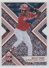 2018 Panini Elite Extra Edition Status Red Die-Cut /99 Willy Fana #185 0f8