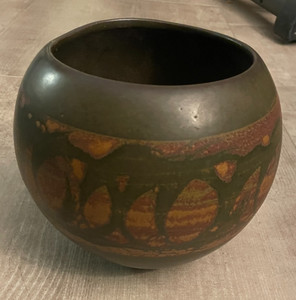 Vintage Southwest Pottery Pot - Bowl Native American (Approx. 6")
