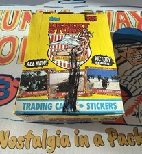 (1) Box 1991 Topps Desert Storm Trading Card 36ct  Unopened Cards Victory Series