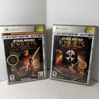 Star Wars Knights of the Old Republic I & II Sith Lords Microsoft XBOX Complete!