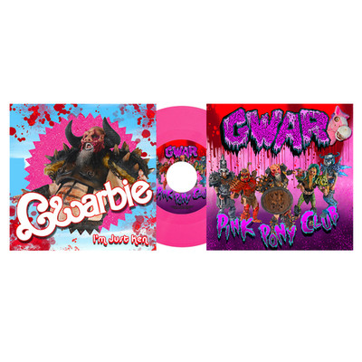 GWAR The Pink 7'' Color Vinyl Record Barbie Chappell Roan Songs Limited Metal NEW