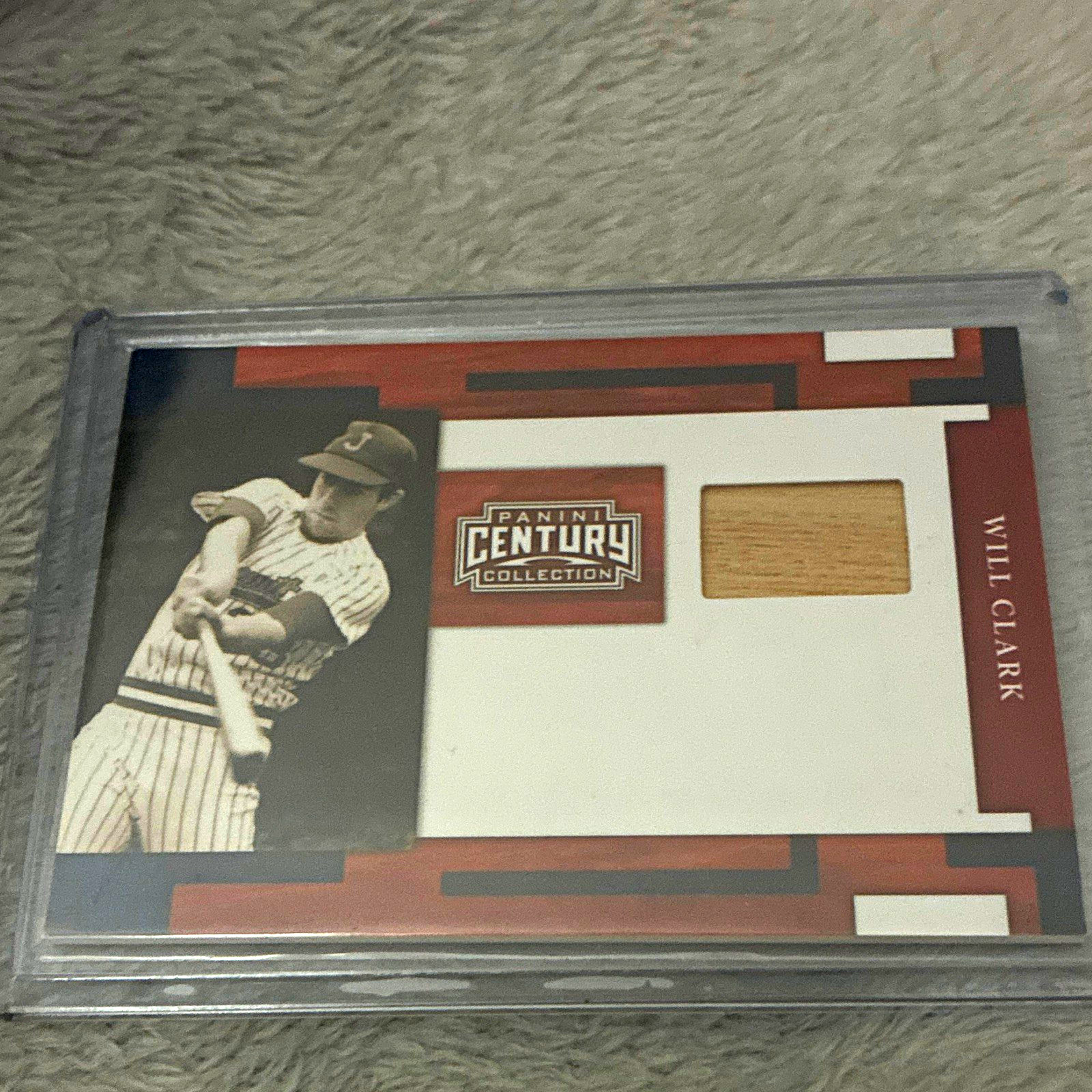 Panini Century Collection Will Clark #19 Game-Used Bat Relic 100/250 Giants