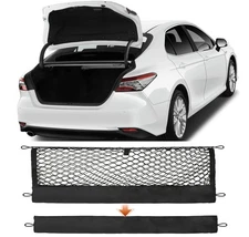 Fits 2018-2026 Toyota Camry Sedan Envelope Style Rear Trunk Cargo Net Organizer
