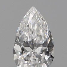 100% GIA Certified 0.18 Ct Natural Pear Cut Diamond E Color SI2 Clarity 5 x 3 mm 864.17 per carat