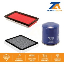 Air Cabin Engine Oil Filters (3 Total) Kit For INFINITI Q50 2 Required