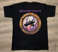 Rockeye Album The Outfield Band Black T-Shirt Album Full Size UU1488