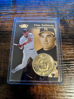 1997 Pinnacle Mint Collection - Brass Coin #24 Tim Salmon