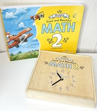 The Good and Beautiful Math 2 Course Set WorkBook  Manipulative Wood Box  