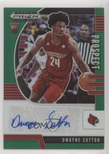 2020-21 Panini Prizm Draft Picks Prospect Green Dwayne Sutton #PA-DS Auto 0s3p