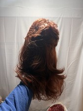 22  Long Red Hair Layered Wavy Wig