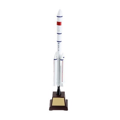 1/200 CZ-7 Long March 7 Rocket Model Simulation Alloy Spacecraft Scene Display c