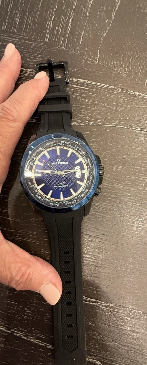 Time Force Men's Blue Dial Automatic Watch TF/A5019MNB-03, New in Box