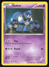 Pokemon Golett Common 58/124 Dragons Exalted LP