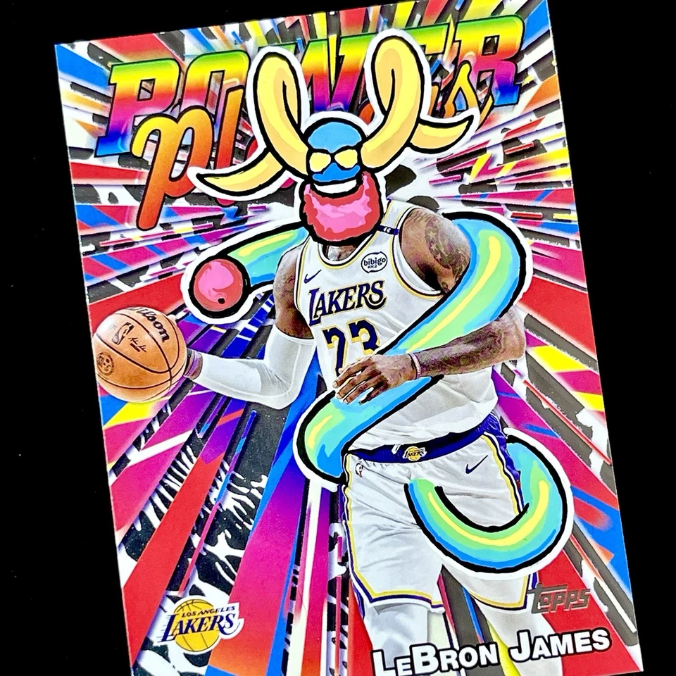 1/1 LEBRON JAMES 🔥 2025 TOPPS POWER PLAYERS SSP 🔥 NEW PENINI: ONE OF ONE ART - Image 4 of 4