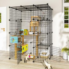Cat Large Enclosure - DIY Catio Ideal for 1-3 Cats, Indoor  Outdoor, Detacha...