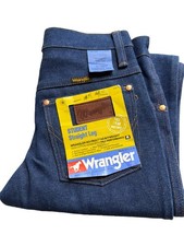 Vintage Wrangler Jeans New Cowboy Cut Student Straight 70s 26X30 1970s