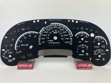 US Speedo Black Silverado/Sierra Gauge Face for Clusters 06-07 2500/3500 Diesel