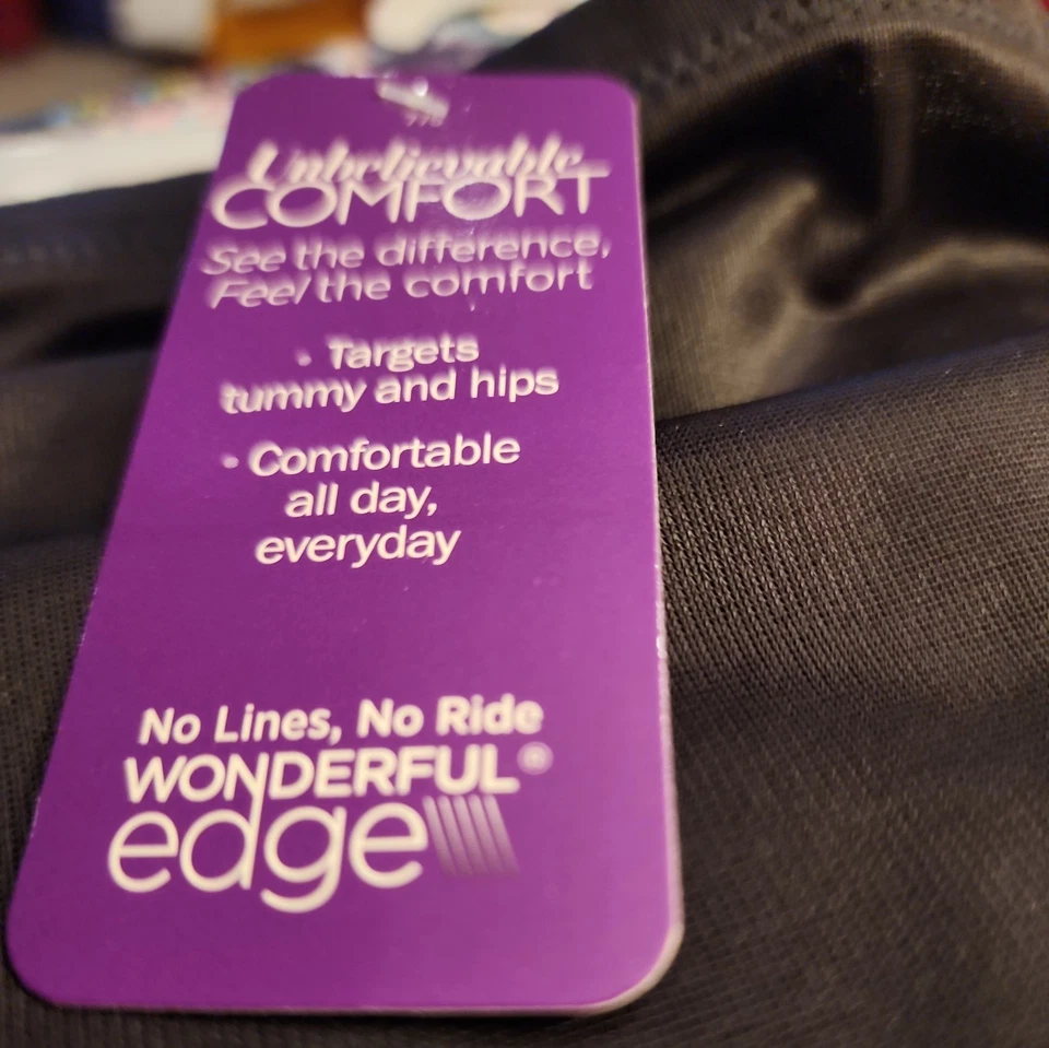 Calzoncillo NAOMI NICOLE Increíble Comodidad Negro Control Cintura Alta Talla 3XL Foto 3 de 4