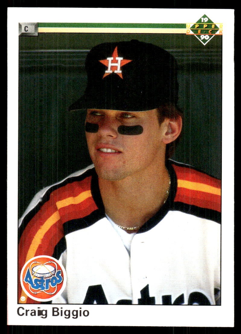 Craig Biggio 1990 Upper Deck #104 Astros FREE SHIPPING StackedPacks