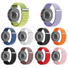 Sport Band for Galaxy Watch 8 40 44mm/8 Classic 46mm Nylon Strap Metal Connector