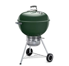 Sale Weber Original Kettle Premium 22-inch Charcoal Grill Green 14407001