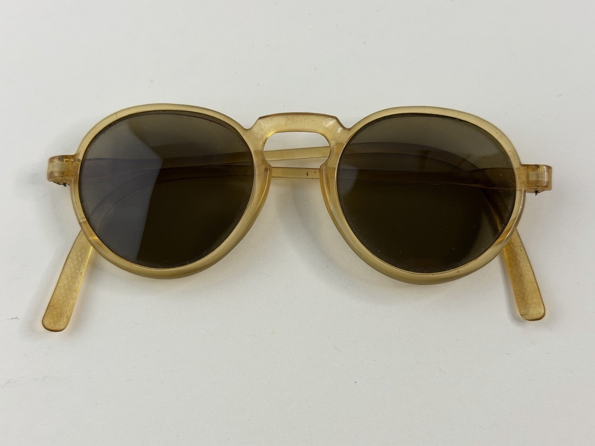 Vintage Round Keyhole Sunglasses Art Deco Celluloid  display picture 1