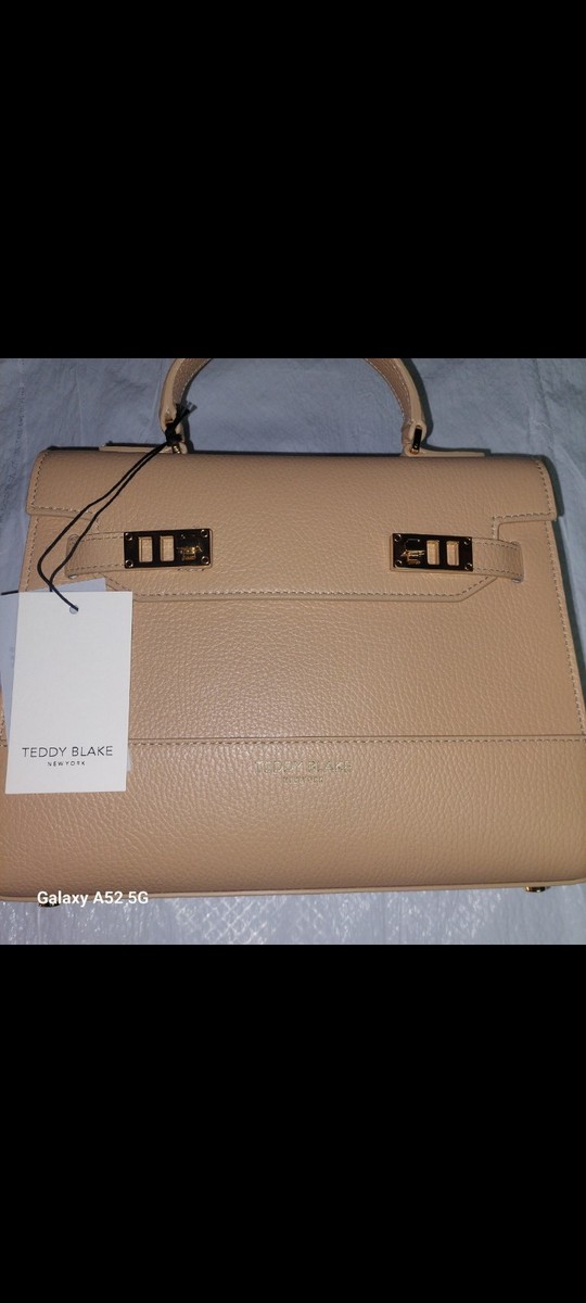 Teddy Blake 11” Kim Stampatto Handbag Tan