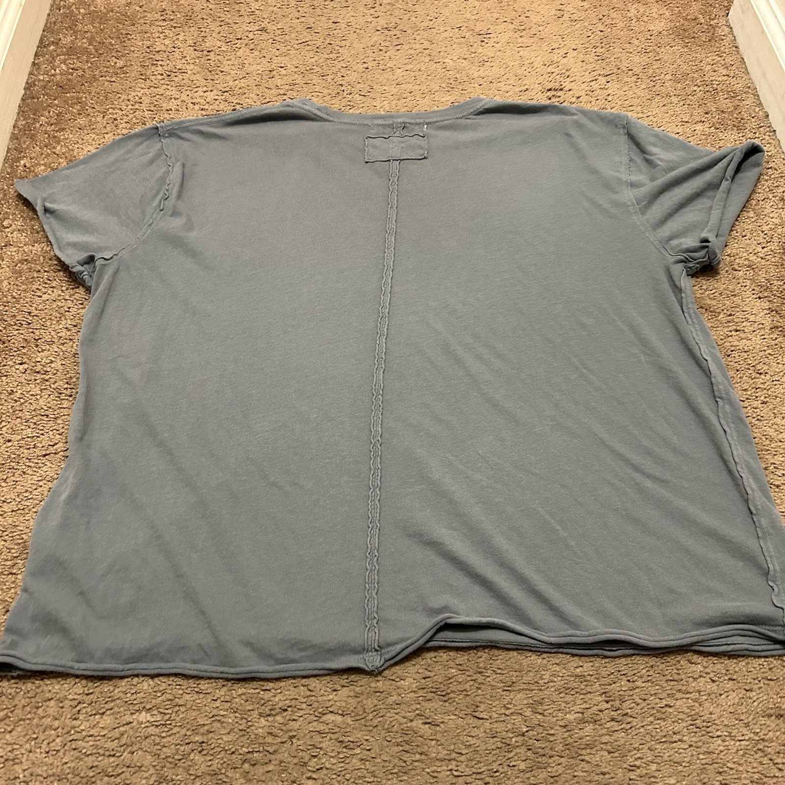 We The Free Oversized Basic Tee Size Medium Grayi… - image 7