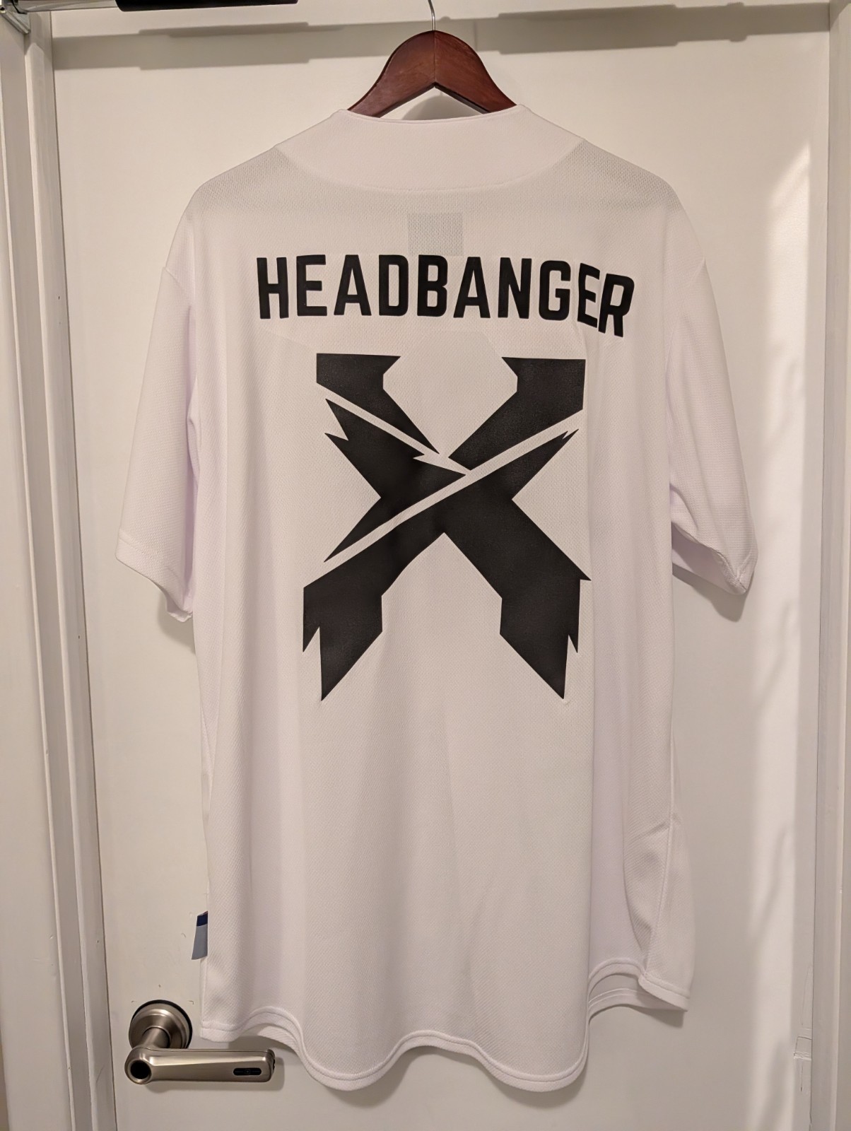 Excision Reflective Splice Headbanger X Majestic Baseball Jersey (White)
