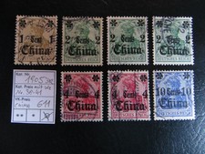 1905 " Freimarken mit WZ " gestempelt LOT 611