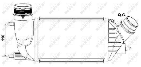 2x ✅Fits NRF 30242 INTERCOOLER / CHARGER  ⭐UK Seller⭐