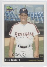 1991 Classic Best Fayetteville Generals Rich Bombard #12 0f4