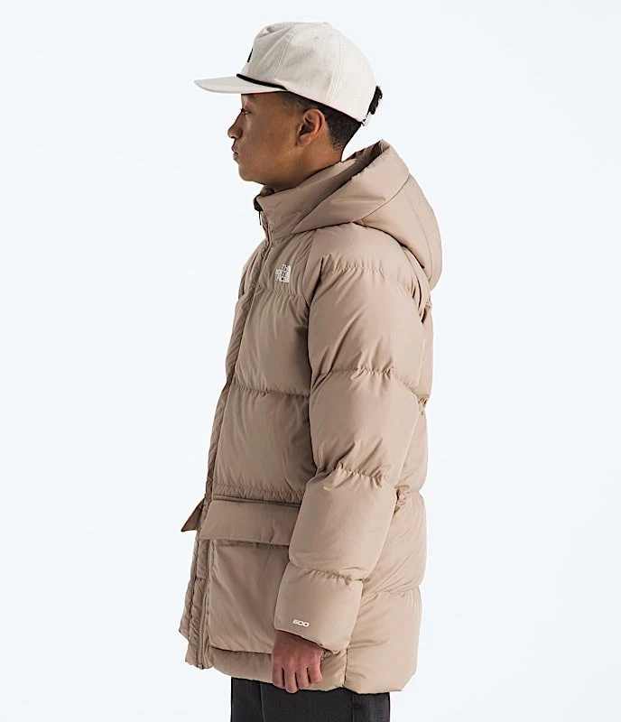 Parka curta forrada de lã The North Face bege tamanho XL (14-16) - Imagem 4 de 4