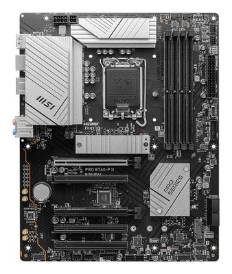 MSI PRO B760-P II Mainboard ATX LGA1700 DDR5 4x DIMM 256GB 2x M.2 2.5GbE HDMI2.1