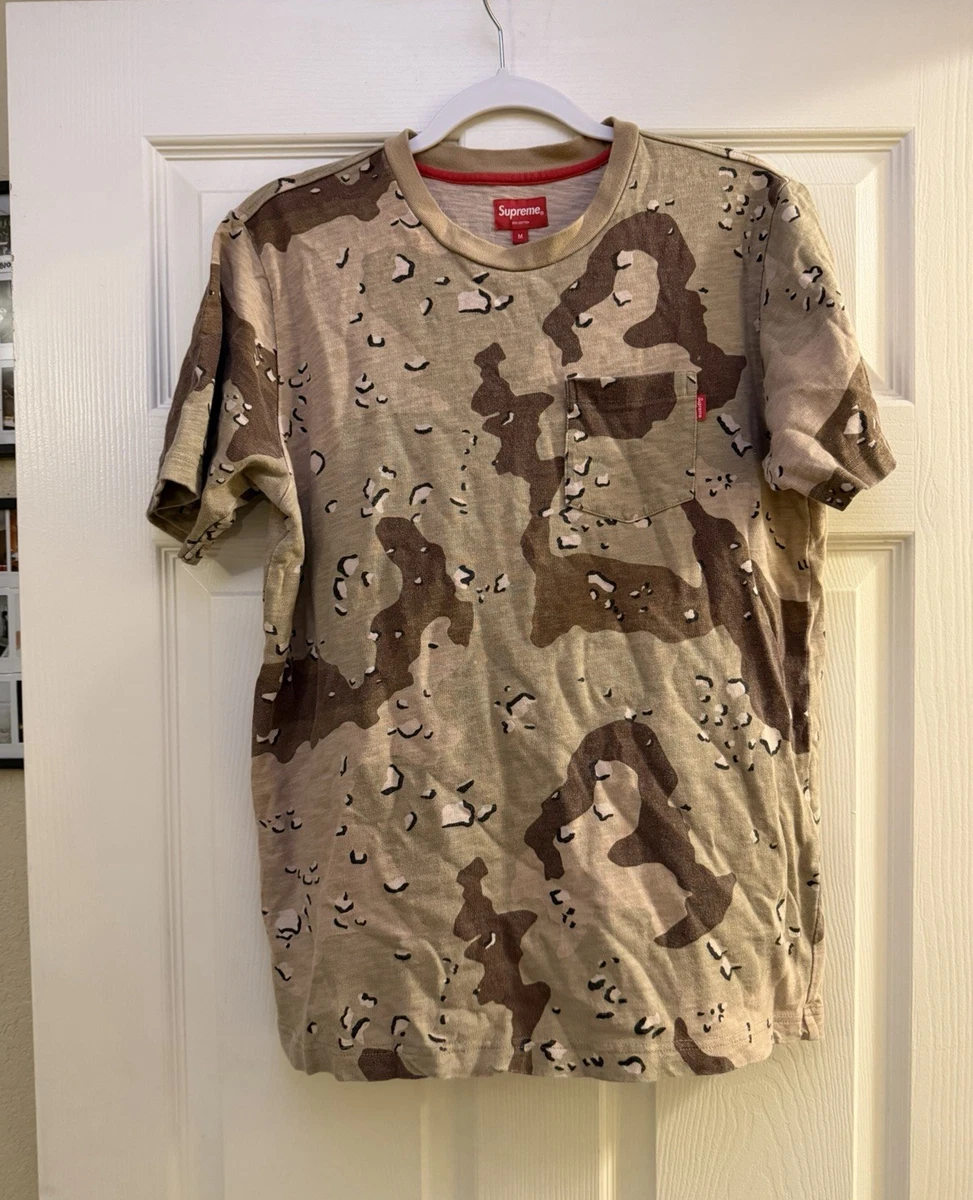 18aw supreme camo paneled l/s top 迷彩 カモ柄 Supreme男式迷彩T恤| eBay