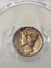 1945-D Mercury Silver Dime 10c PCGS AU 53