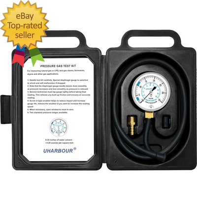 #ad Manometer Gas Pressure Tester Manometer LP Gas Pressure Tester Gauge 0 35quot; W $50.33