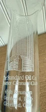 Vintage The Standard Oil Co. Quarter Century Club 45th Reunion Bubble Glass