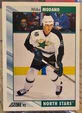 1992-93 Score Mike Modano #139 Minnesota North Stars