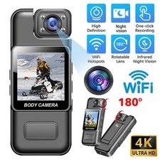 Body Cam Body Worn Camera 32GB/WiFi Optional Security Safety 4K Video Recording