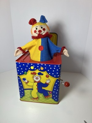 Schylling Jester Jack in the Box Pop Goes The Weasel Working Toy Baby  Einstein