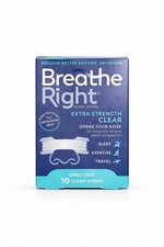 Breathe Right Extra Strength Clear Nasal Strips 20 Ct Exp 2029 New