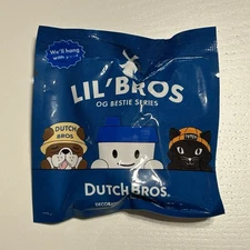 Dutch Bros Lil’ Bros OG Bestie Series Mini Figurine Mystery Pack New Sealed